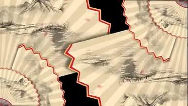 中式古风扇叶转场视频的预览图